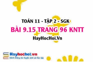 Bài 9.15 trang 96 Toán 11 tập 2 Kết nối tri thức: Tìm hằng số trong đa thức